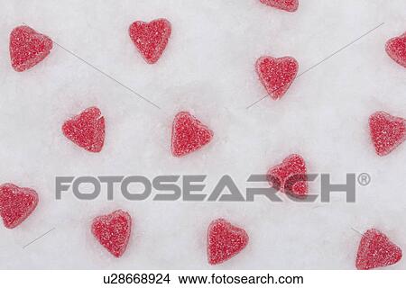 Small heart-shaped candies View Large Photo Image Picture - Small heart-shaped candies. Fotosearch