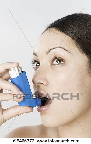 South Africa, Cape Town, close-up of young woman using asthma inhaler View Large Photo Image Stock Image - South Africa, Cape Town, close-up of young woman using asthma inhaler. Fotosearch