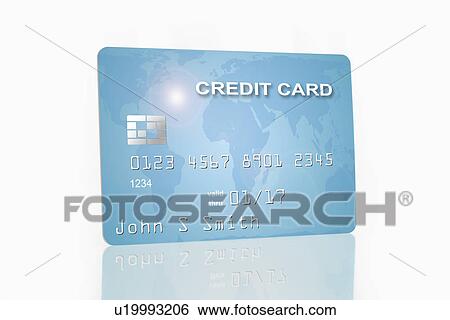 Stock Photograph - Studio shot of credit card. Fotosearch