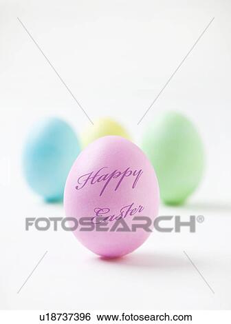 Stock Photograph - Studio shot of Easter eggs. Fotosearch