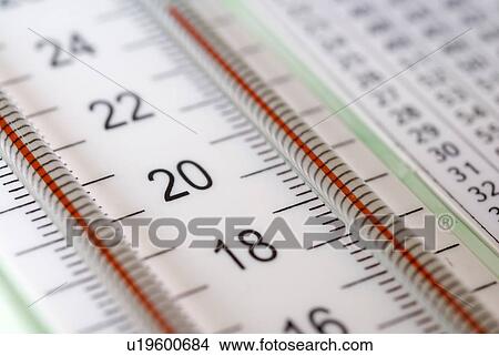 Picture - Thermometer, close-up. Fotosearch
