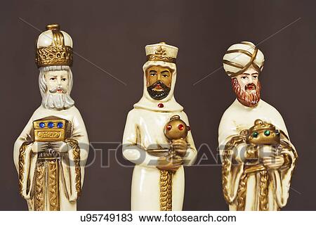 Three Wise Men nativity statues View Large Photo Image Stock Image - Three Wise Men nativity statues. Fotosearch