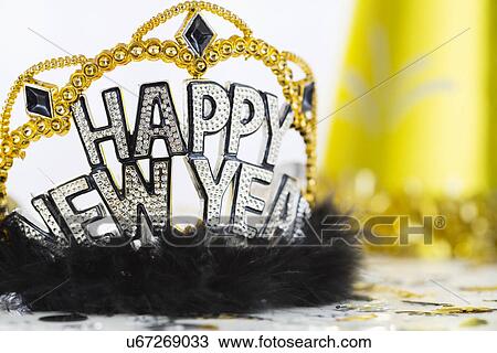 Tiara with New Year greetings View Large Photo Image Stock Image - Tiara with New Year greetings. Fotosearch