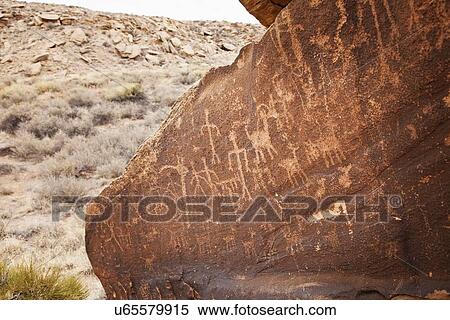 USA, Arizona, Petrified Forest National Park, Rock art on desert View Large Photo Image Stock Photography - USA, Arizona, Petrified Forest National Park, Rock art on desert. Fotosearch