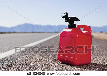 USA, Arizona, Red canister on road View Large Photo Image Stock Image - USA, Arizona, Red canister on road. Fotosearch