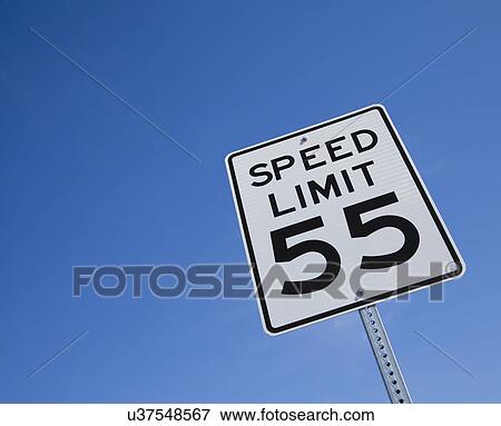 USA, Arizona, Speed limit sign View Large Photo Image Stock Photo - USA, Arizona, Speed limit sign. Fotosearch