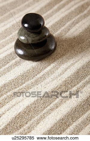 USA, California, Fairfax, Stacked stones on sand View Large Photo Image Stock Photography - USA, California, Fairfax, Stacked stones on sand. Fotosearch