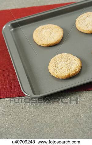 USA, California, La Quinta, Cookies on baking sheet View Large Photo Image Stock Photo - USA, California, La Quinta, Cookies on baking sheet. Fotosearch