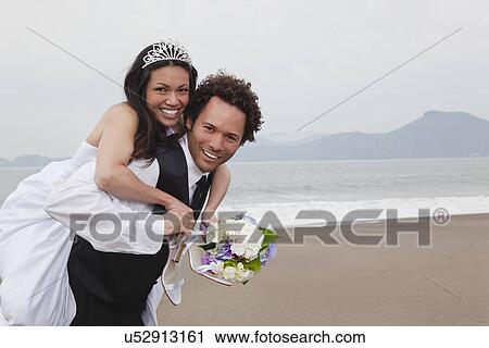 USA, California, San Francisco, Baker Beach, portrait of bride and groom View Large Photo Image Stock Image - USA, California, San Francisco, Baker Beach, portrait of bride and groom. Fotosearch
