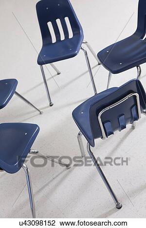 USA, Illinois, Metamora, Chairs in classroom View Large Photo Image Stock Image - USA, Illinois, Metamora, Chairs in classroom. Fotosearch