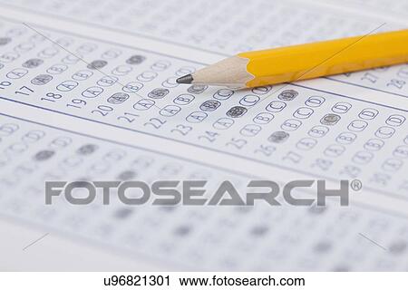 USA, Illinois, Metamora, Close-up of pencil on academic test View Large Photo Image Stock Image - USA, Illinois, Metamora, Close-up of pencil on academic test. Fotosearch