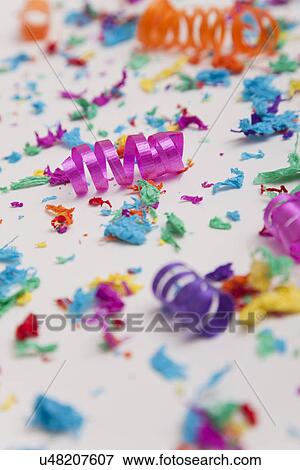 USA, Illinois, Metamora, Confetti pattern View Large Photo Image Stock Photo - USA, Illinois, Metamora, Confetti pattern. Fotosearch