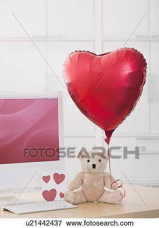 Stock Photo - USA, Illinois, Metamora, Gifts for Valentine's day. Fotosearch
