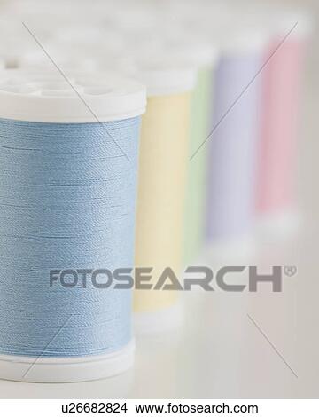 USA, Illinois, Metamora, multi colored thread spools View Large Photo Image Picture - USA, Illinois, Metamora, multi colored thread spools. Fotosearch