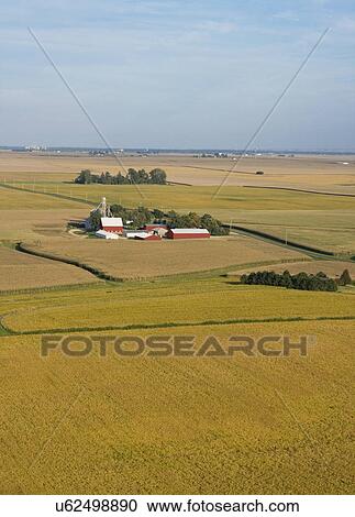 USA, Illinois, Metamora, rural landscape with fields View Large Photo Image Stock Image - USA, Illinois, Metamora, rural landscape with fields. Fotosearch