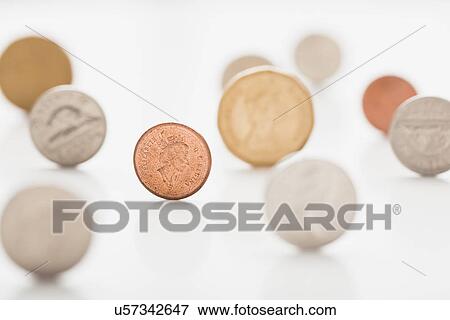 USA, Illinois, Metamora, Studio shot of coins View Large Photo Image Stock Photo - USA, Illinois, Metamora, Studio shot of coins. Fotosearch