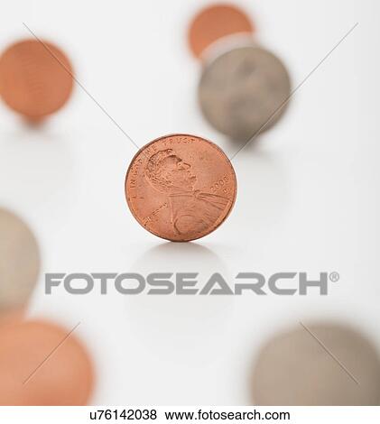 USA, Illinois, Metamora, Studio shot of coins View Large Photo Image Stock Photo - USA, Illinois, Metamora, Studio shot of coins. Fotosearch