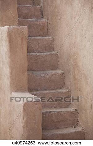 USA, New Mexico, Stone steps View Large Photo Image Stock Image - USA, New Mexico, Stone steps. Fotosearch