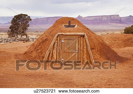 USA, Utah, mud residential structure on desert View Large Photo Image Stock Image - USA, Utah, mud residential structure on desert. Fotosearch