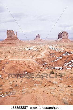 USA, Utah, snow storm at desert View Large Photo Image Stock Photo - USA, Utah, snow storm at desert. Fotosearch