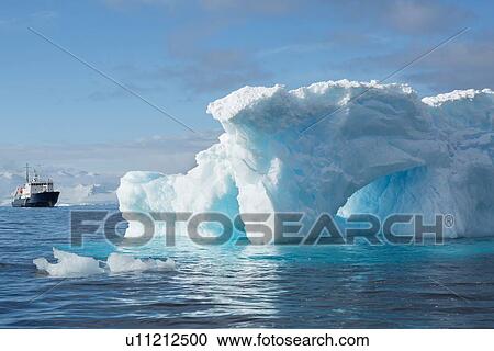 Stock Image - Antarctica in spring, South Shetland Islands. Fotosearch