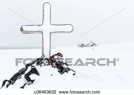 Stock Image - Antarctica in spring, South Shetland Islands. Fotosearch