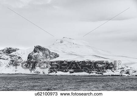 Stock Image - Antarctica in spring, South Shetland Islands. Fotosearch