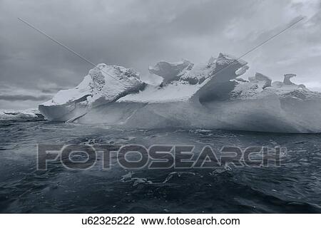 Stock Image - Antarctica in spring, South Shetland Islands. Fotosearch