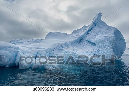 Stock Image - Antarctica in spring, South Shetland Islands. Fotosearch