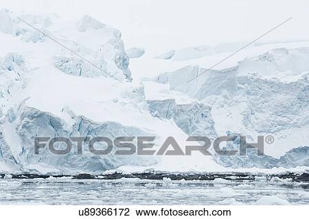 Stock Image - Antarctica in spring, South Shetland Islands. Fotosearch