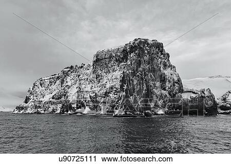 Stock Image - Antarctica in spring, South Shetland Islands. Fotosearch