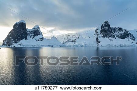 Stock Photo - Antarctica in spring, South Shetland Islands. Fotosearch
