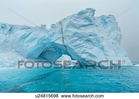 Stock Photo - Antarctica in spring, South Shetland Islands. Fotosearch