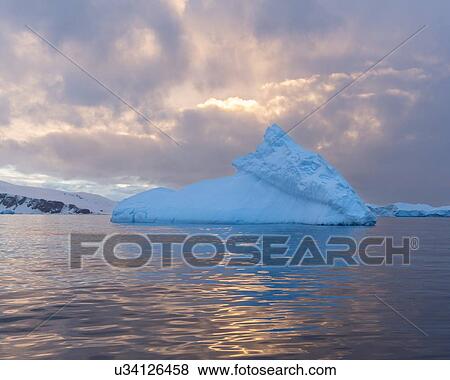Stock Photo - Antarctica in spring, South Shetland Islands. Fotosearch
