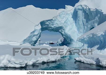Stock Photo - Antarctica in spring, South Shetland Islands. Fotosearch