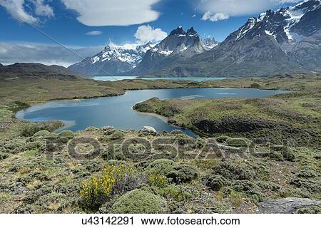 Stock Image - Landscapes of Patagonia (Chile). Fotosearch