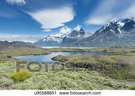 Stock Image - Landscapes of Patagonia (Chile). Fotosearch