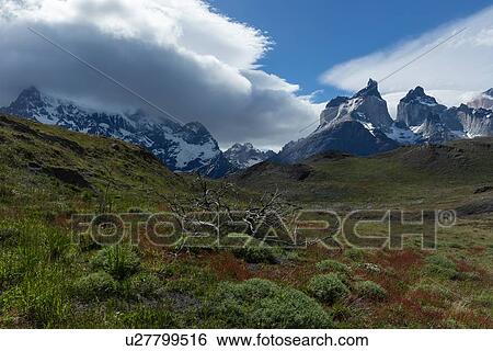 Landscapes of Patagonia (Chile) View Large Photo Image Stock Photograph - Landscapes of Patagonia (Chile). Fotosearch