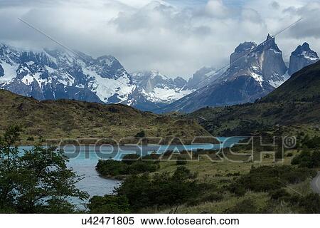 Landscapes of Patagonia (Chile) View Large Photo Image Stock Photography - Landscapes of Patagonia (Chile). Fotosearch