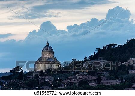 Stock Image - Todi sunset. Fotosearch