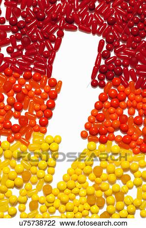 Lightning bolt symbol created with candy View Large Photo Image Stock Image - Lightning bolt symbol created with candy. Fotosearch
