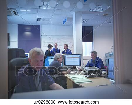 Office meeting in nuclear power station View Large Photo Image Stock Image - Office meeting in nuclear power station. Fotosearch
