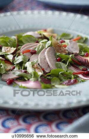 Stock Photograph - Plate of salad. Fotosearch