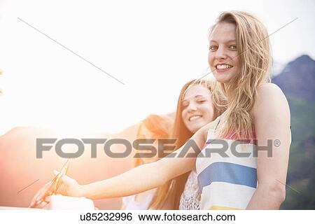 Portrait of three female friends, Piemonte, Italy View Large Photo Image Stock Photograph - Portrait of three female friends, Piemonte, Italy. Fotosearch