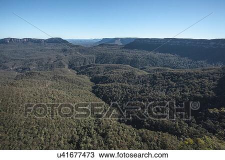 View of The Blue Mountains National Park, New South Wales, Australia View Large Photo Image Stock Image - View of The Blue Mountains National Park, New South Wales, Australia. Fotosearch