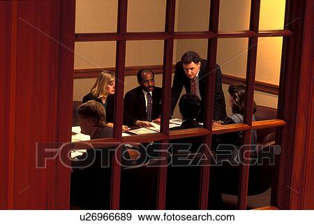 Business Meeting Inside of Conference Room View Large Photo Image Stock Photo - Business Meeting Inside of Conference Room. Fotosearch