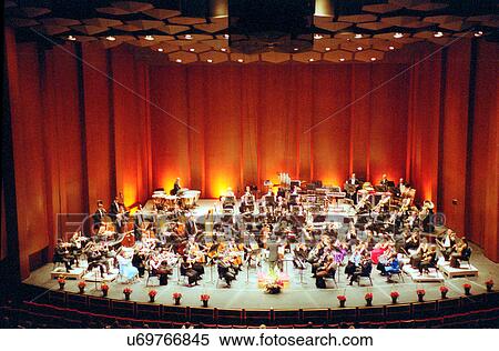 Stock Photography - Stock photo of an orchestra concert performance. Fotosearch