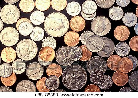Stock photo of coins of carious denominations. View Large Photo Image Stock Image - Stock photo of coins of carious denominations.. Fotosearch