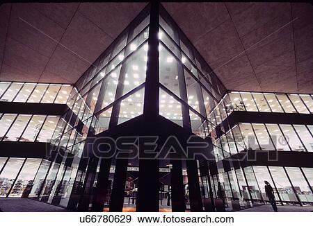 Stock Photo - stock photo of the Houston downtown public library. Fotosearch