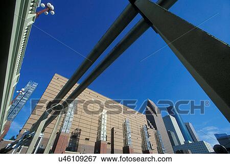 Stock Photo - Stock photo of the Wortham Center in downtown Houston Texas. Fotosearch